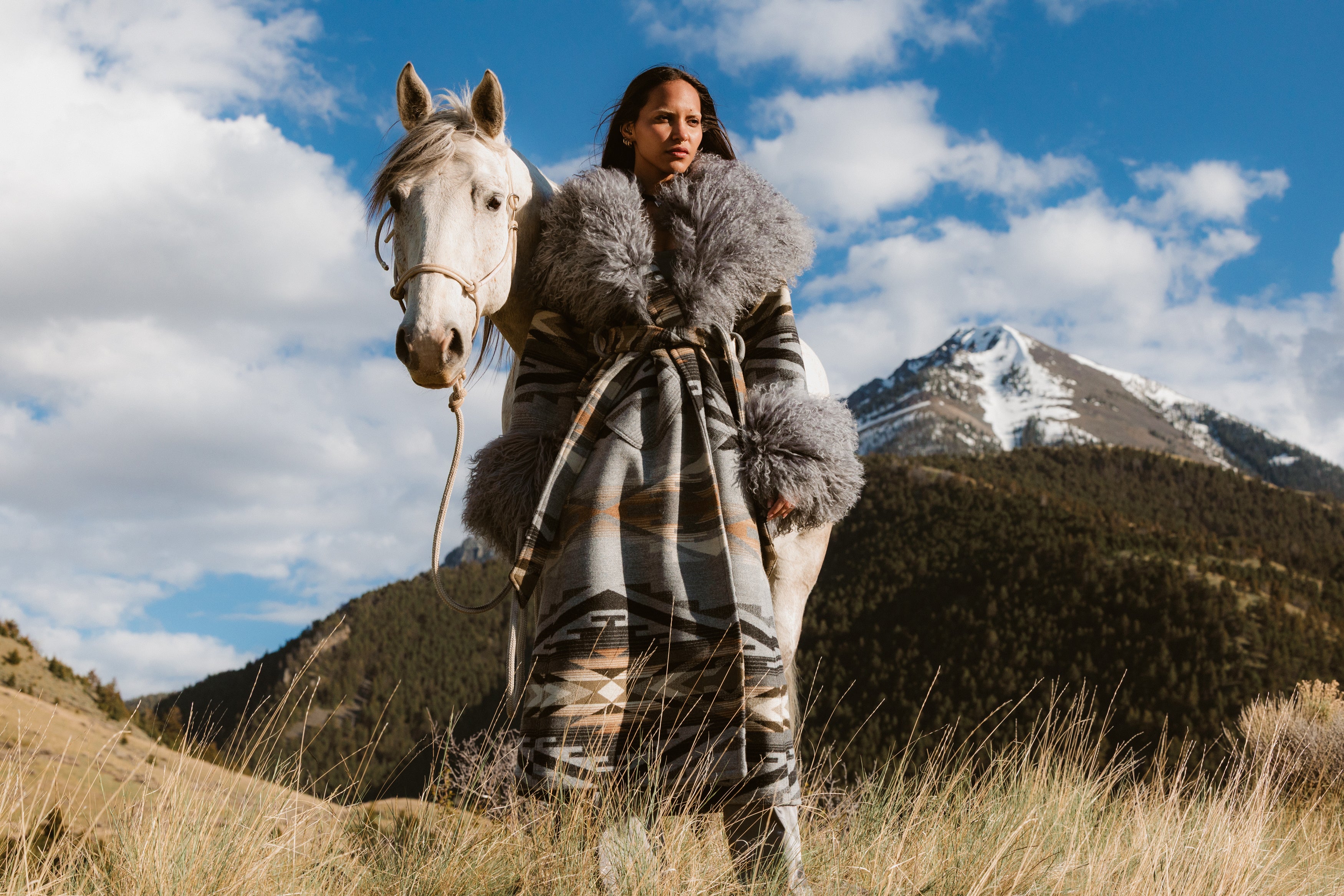 TUMALO RIDGE SHEARLING DUSTER
