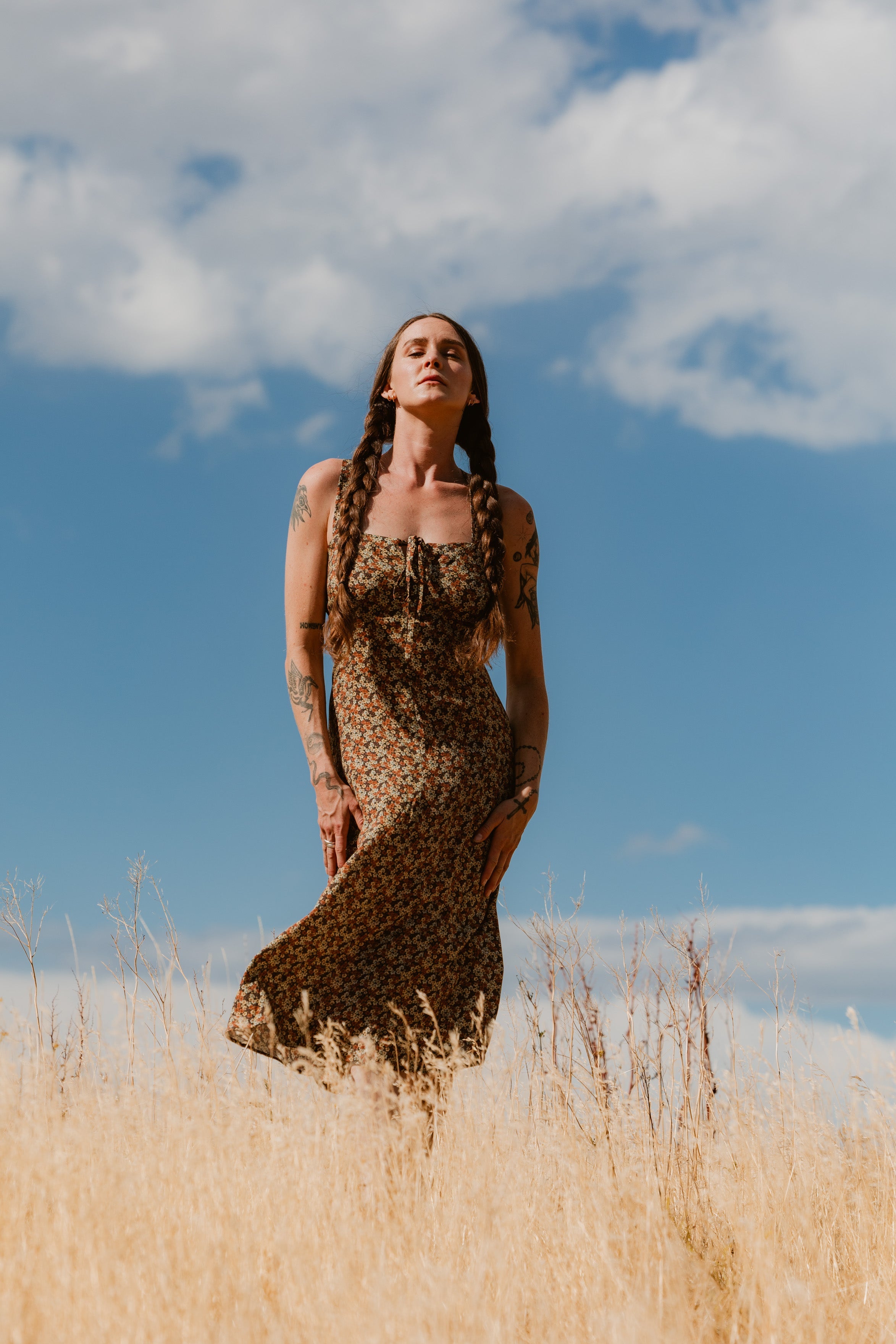 Dunton Dress - Autumn Calico