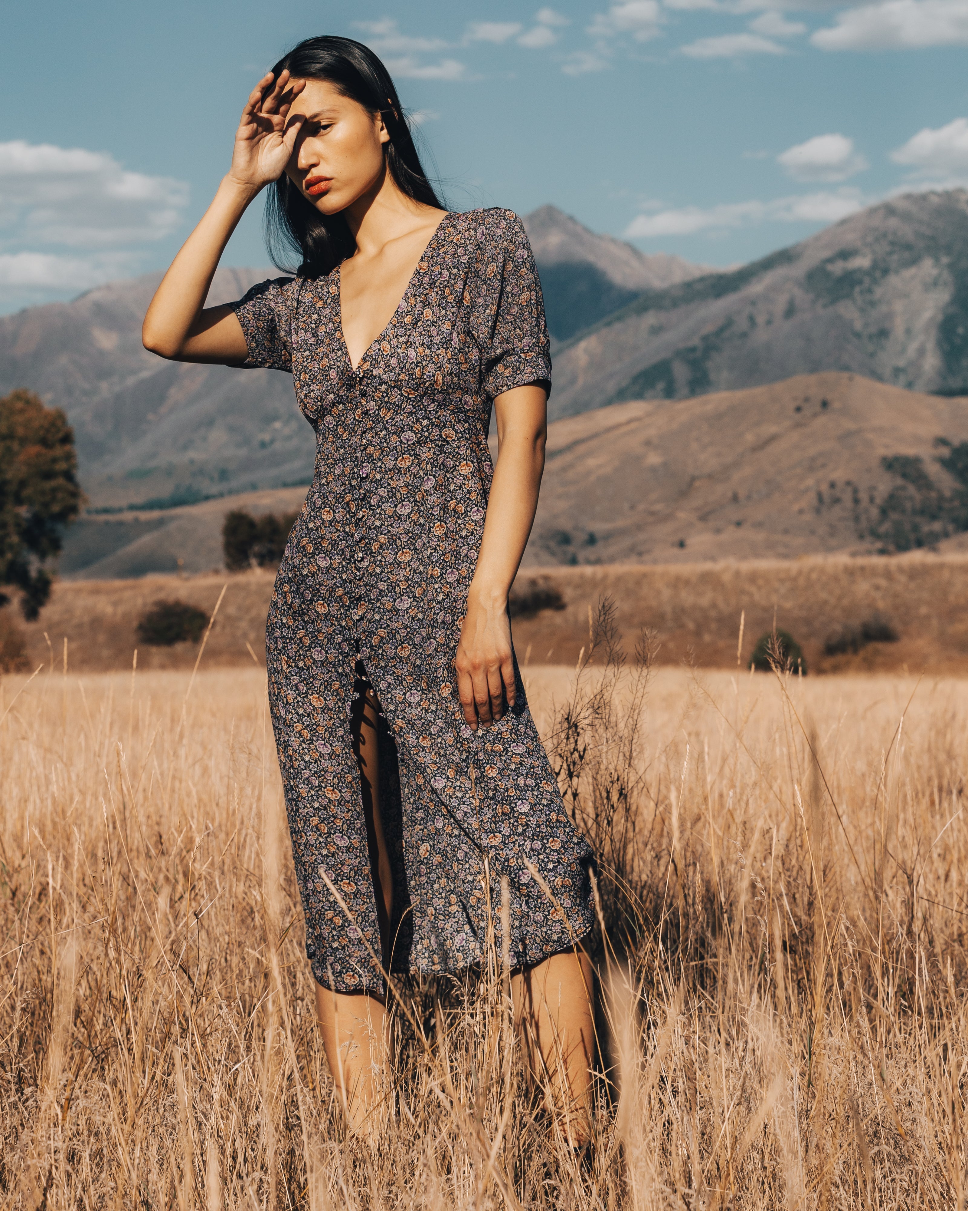 MZK Dress - Western Dusty Floral