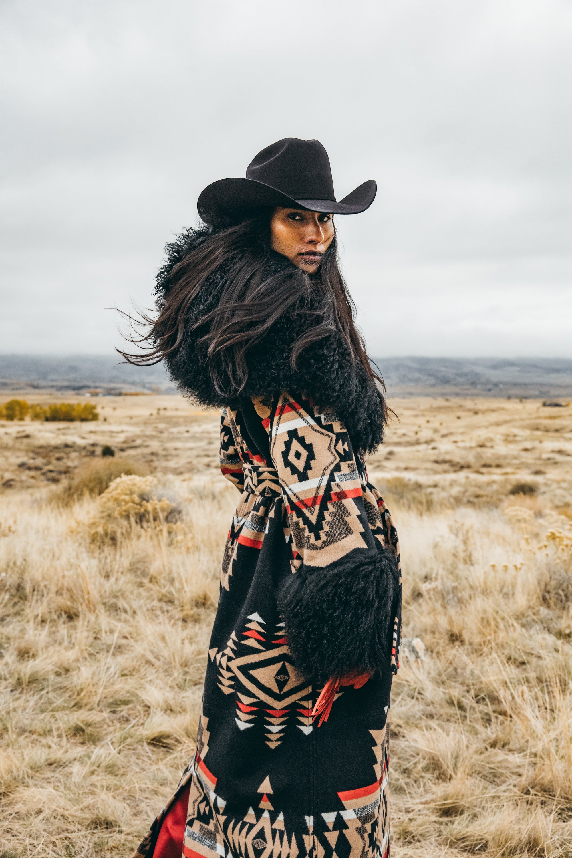 ROCK POINT SHEARLING DUSTER