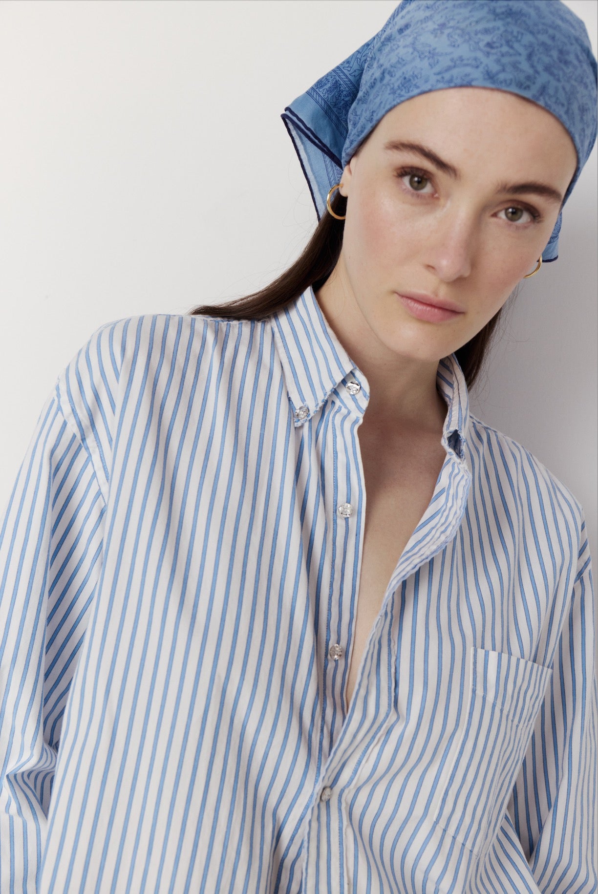 SHIRT 086 - Blue Stripe