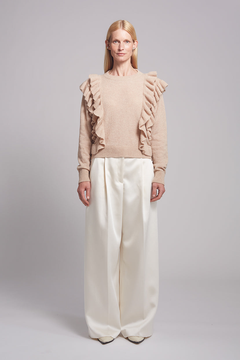 ELINA SWEATER | PALE CAMEL