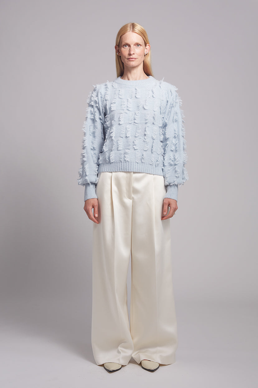 HALLY SWEATER | POWDER BLUE