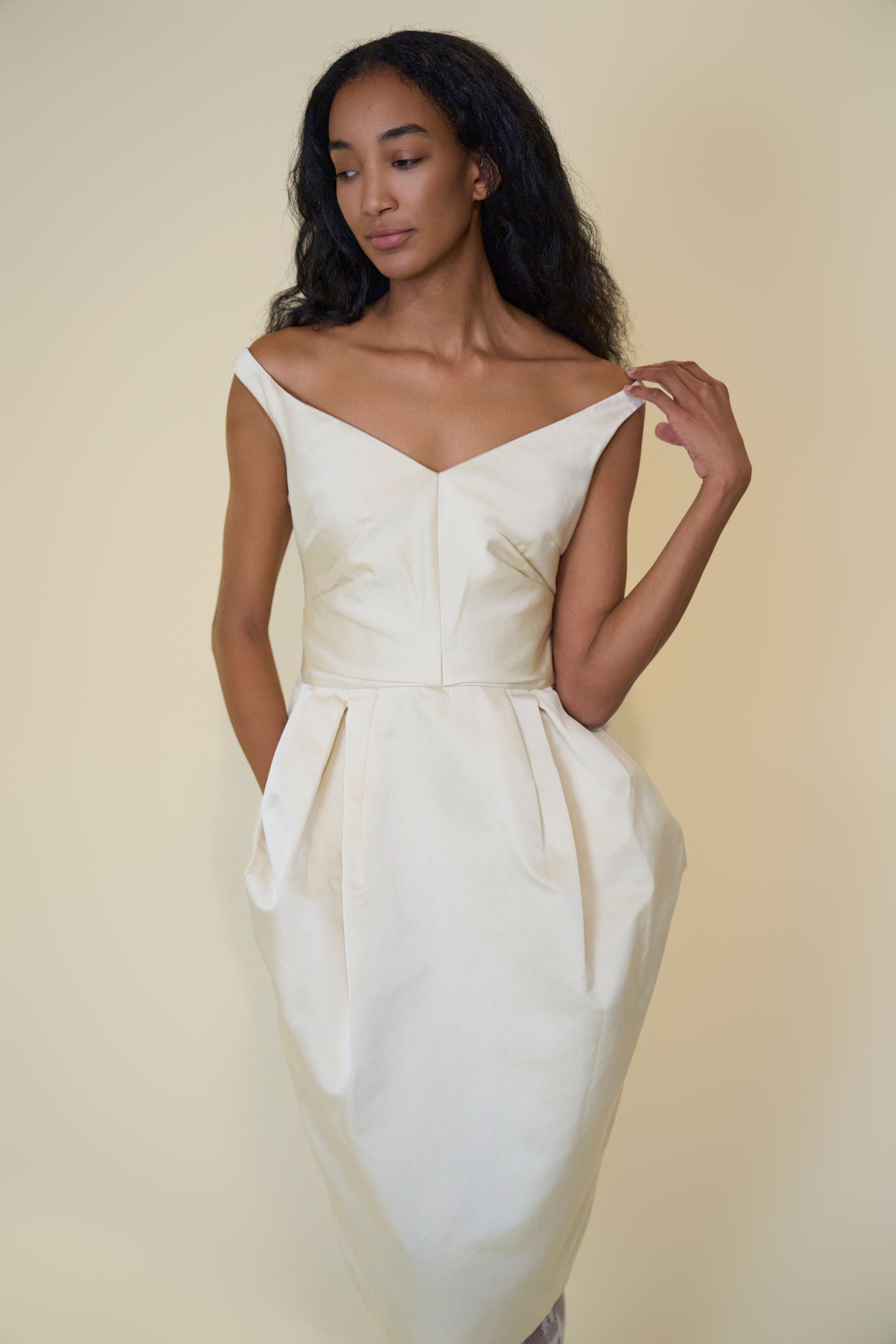 PILONCILLO DRESS - IVORY