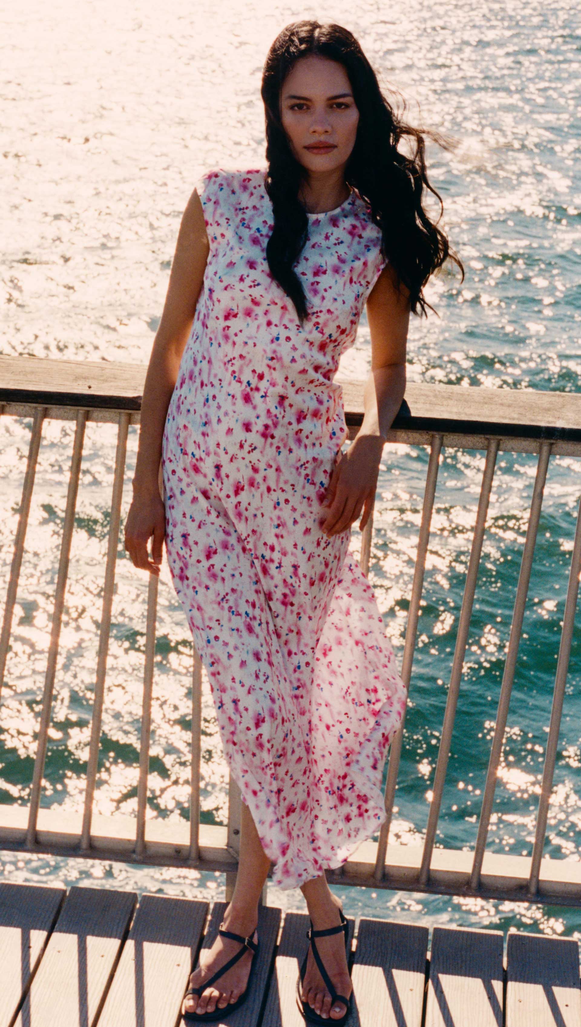 BIAS DRESS - FLORA