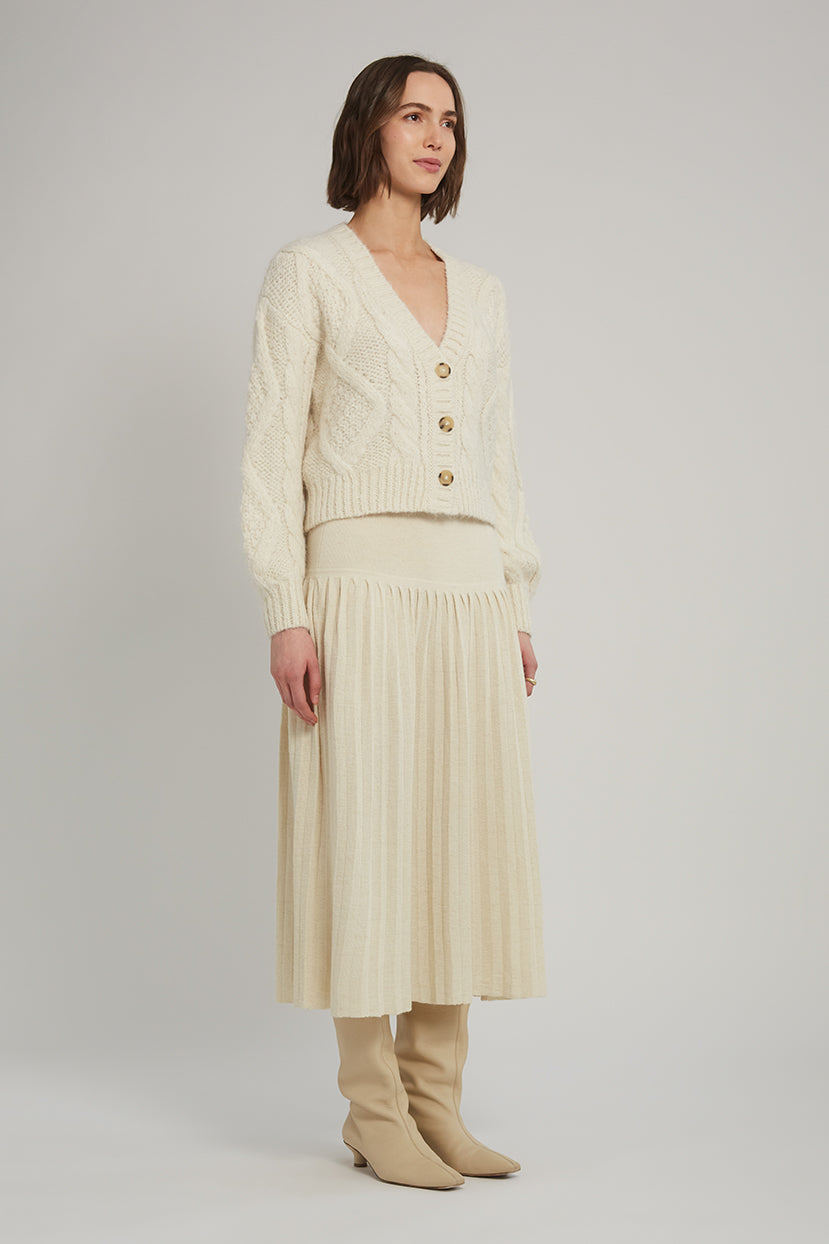 Eleven Six Tara Cardi in Ivory