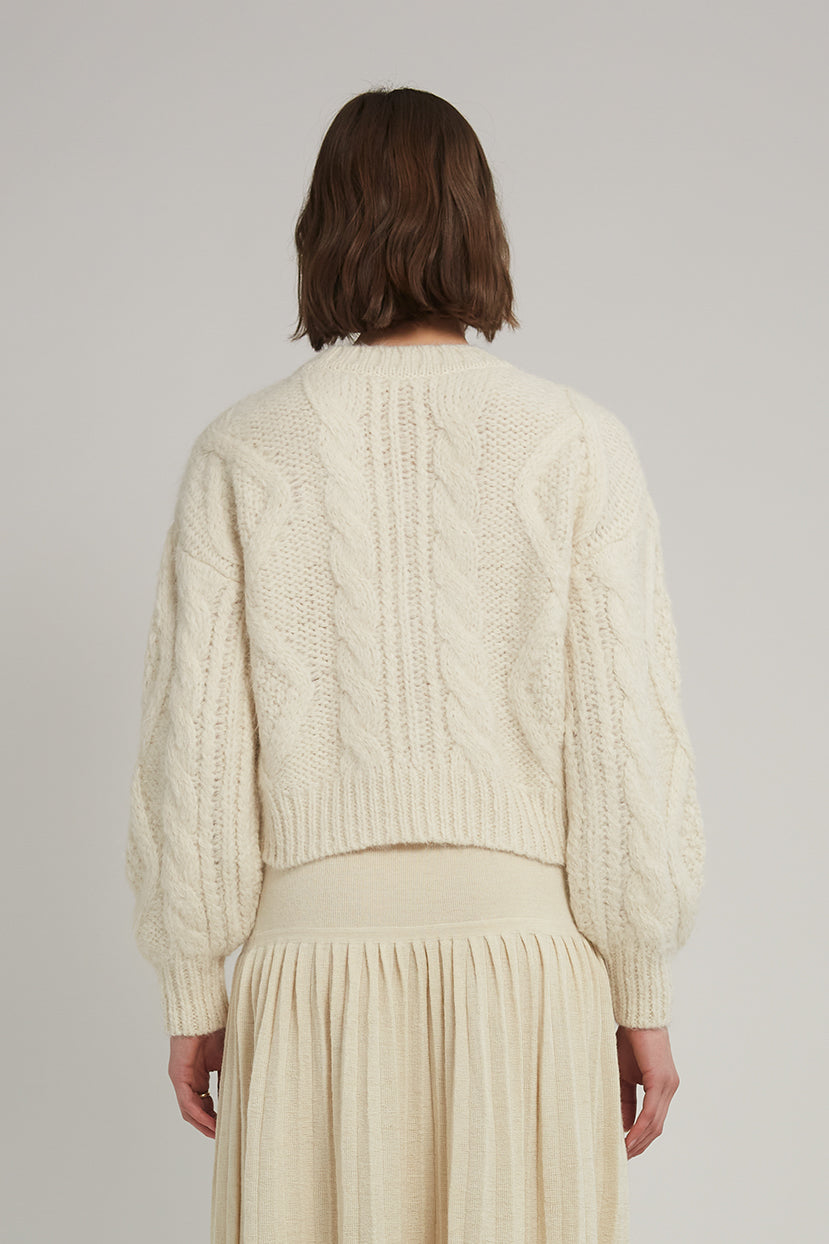 Eleven Six Tara Cardi in Ivory