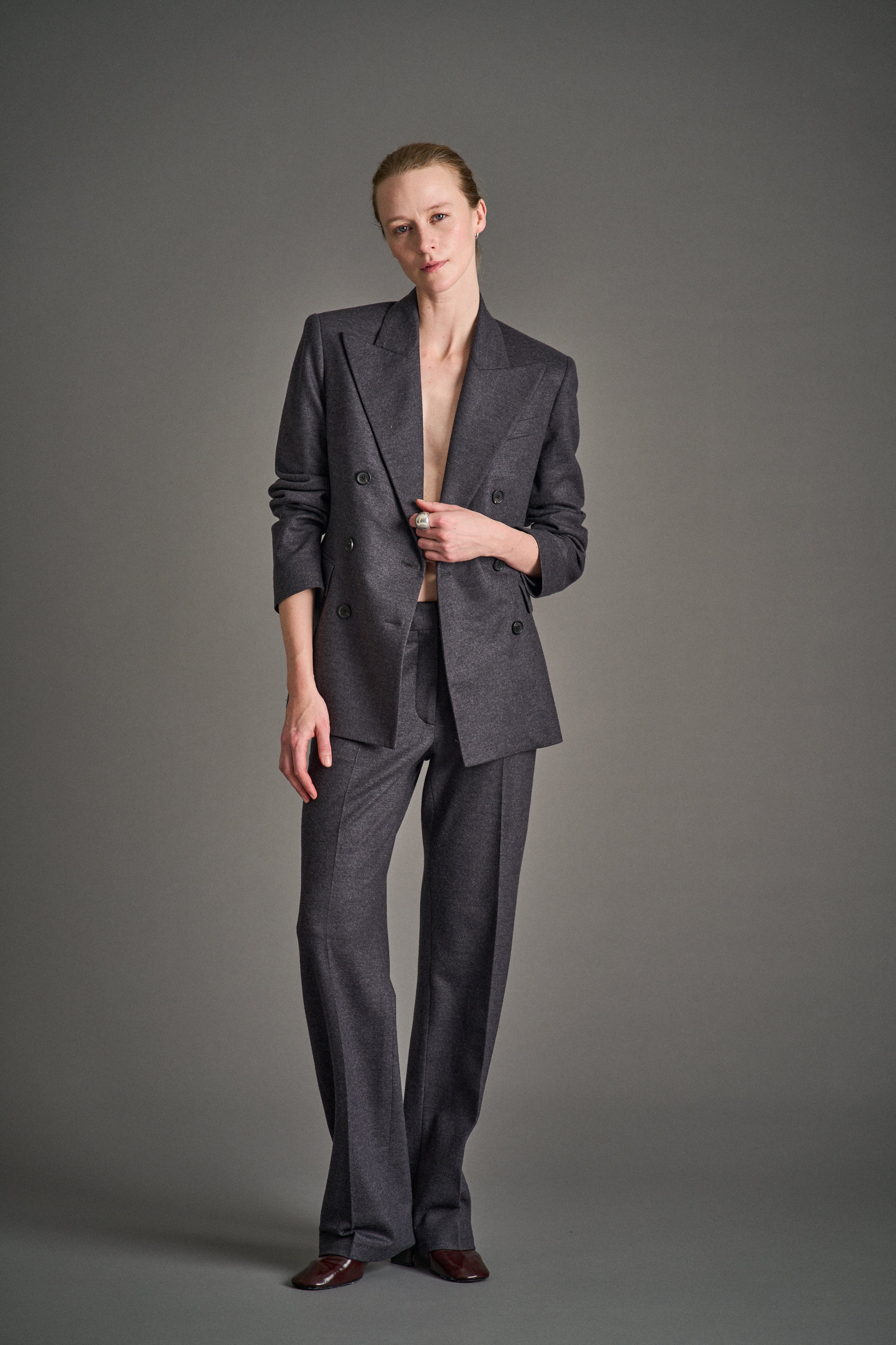 Maxwell Blazer - Grey Melange