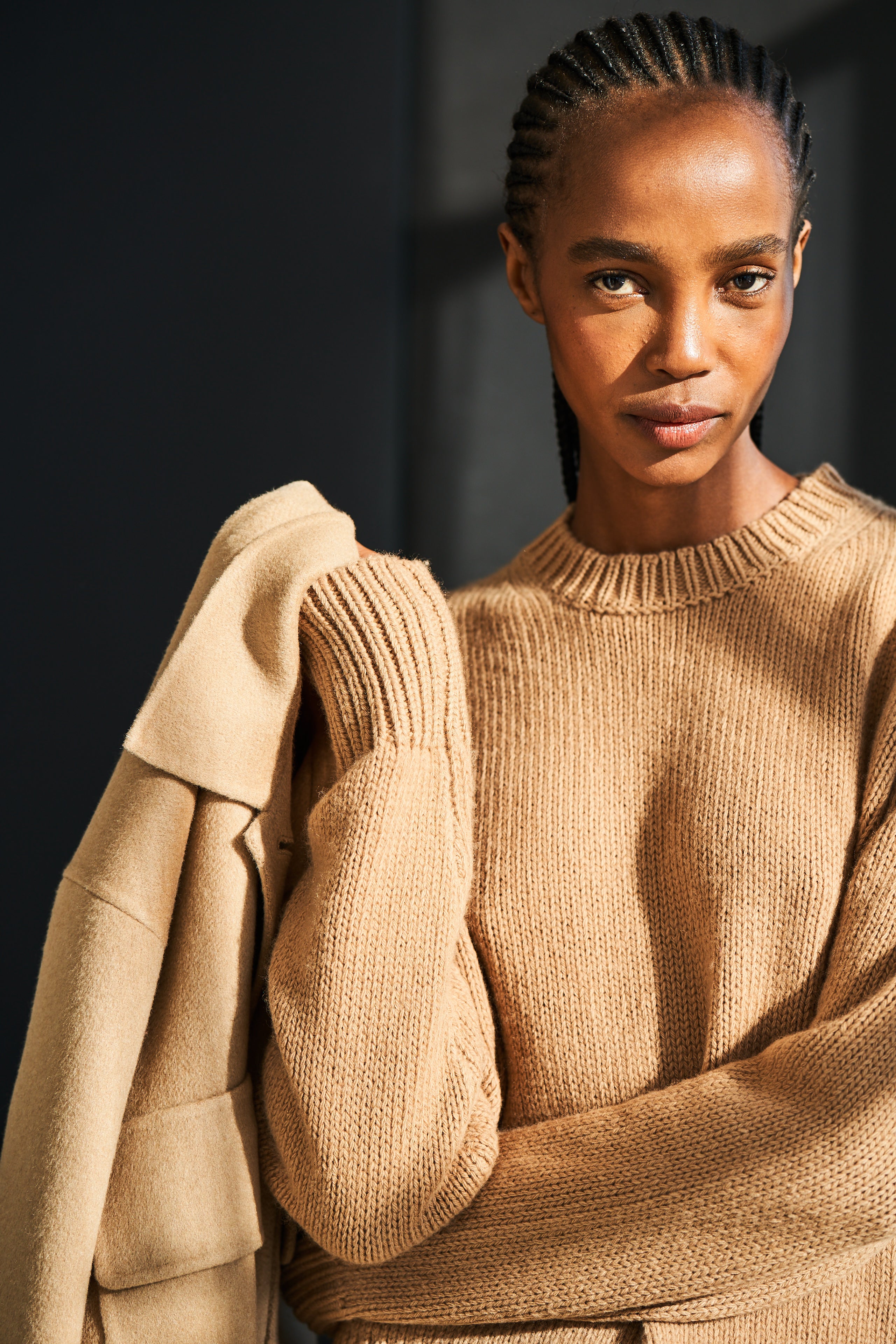 PORTER CREWNECK - Camel