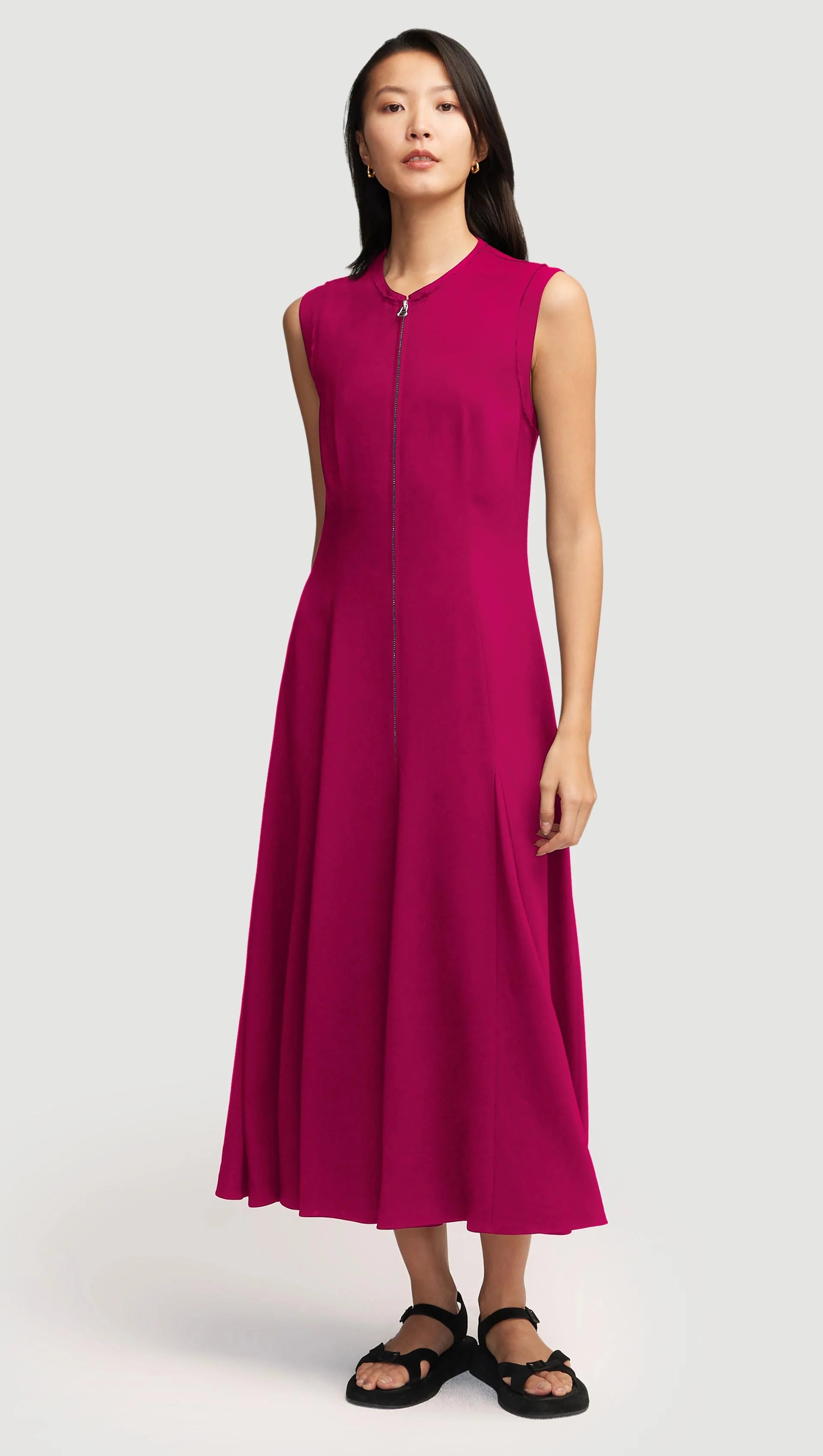 CORNELIA DRESS VISCOSE LINEN TWILL