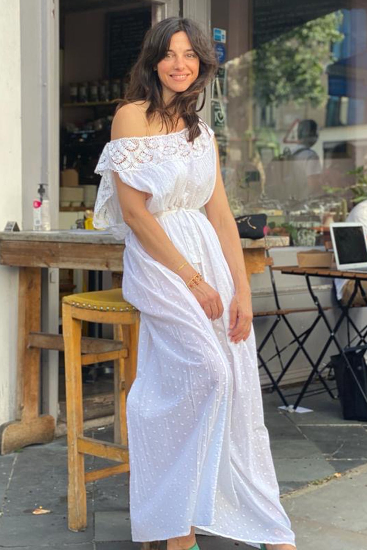 ACAPULCO LACE MAXI DRESS