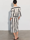 Constance Belted Shirtdress - Berber Stripe