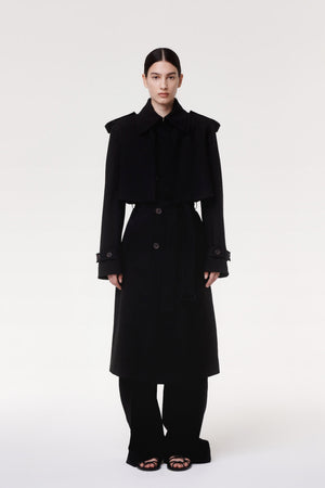 Convertible Trench - Black