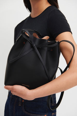 Mini Bucket Bag-black/flamma