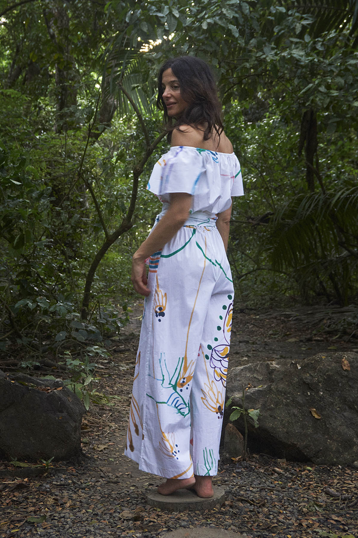 DANI FLAIR SLEEVE JUMPSUIT