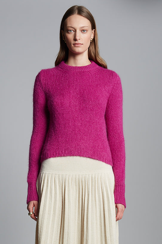 AVA SWEATER - FUCHISA