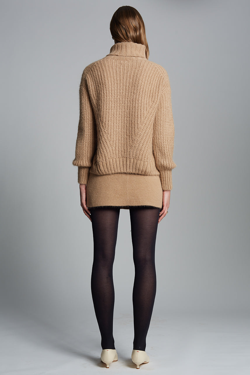 ALI SWEATER - PALE CAMEL