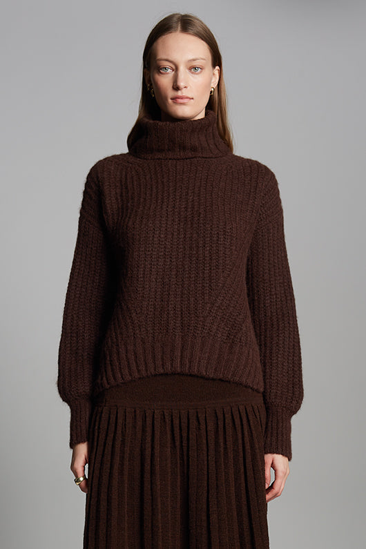 ALI SWEATER - COCOA