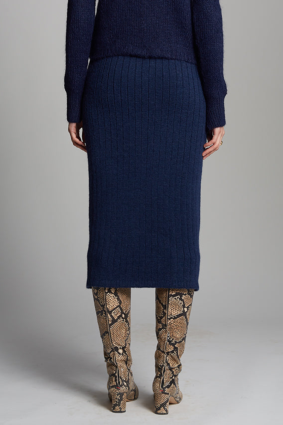 PIA TUBE SKIRT - NAVY