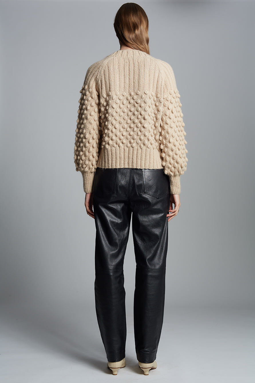 SAGE CARDI - PALE CAMEL