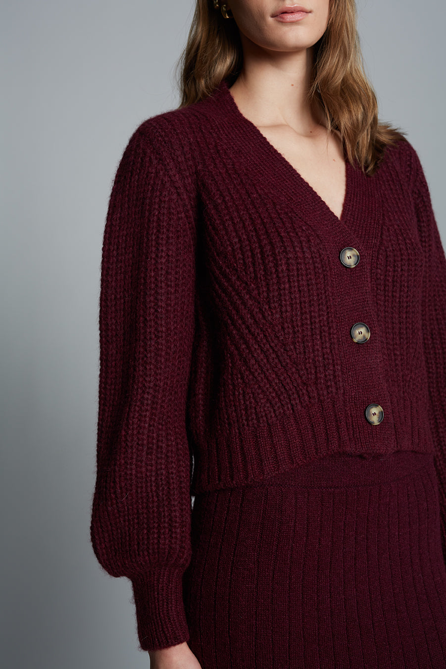 Eleven Six Sara Cardi in Merlot