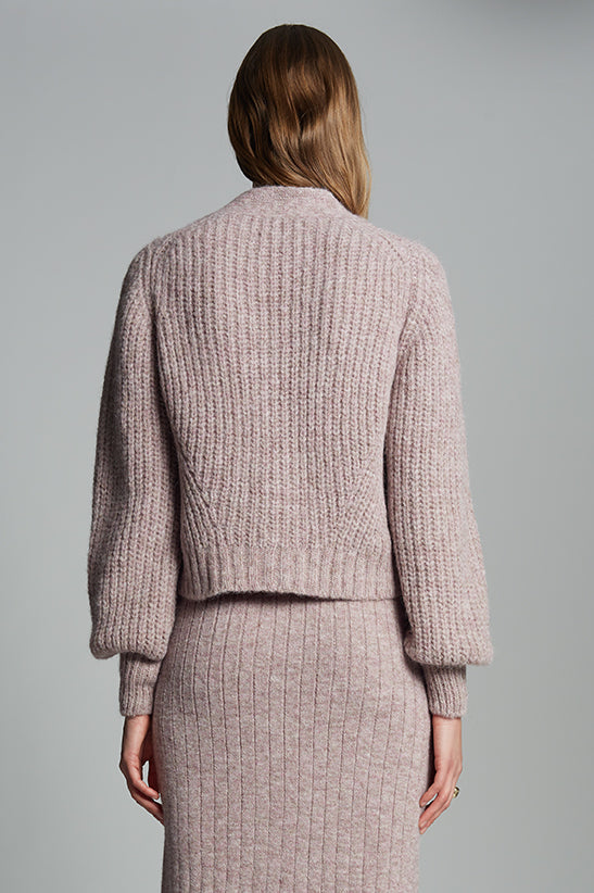 SARA CARDI - PINK MELANGE