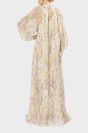 Magnolia Winter Paisely Print Maxi Gown