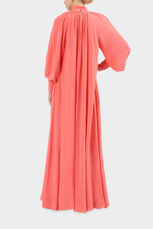 Magnolia Coral Maxi Gown