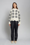 Sienna Sweater Ivory & Black