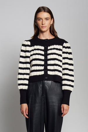 Anna Striped Cardi