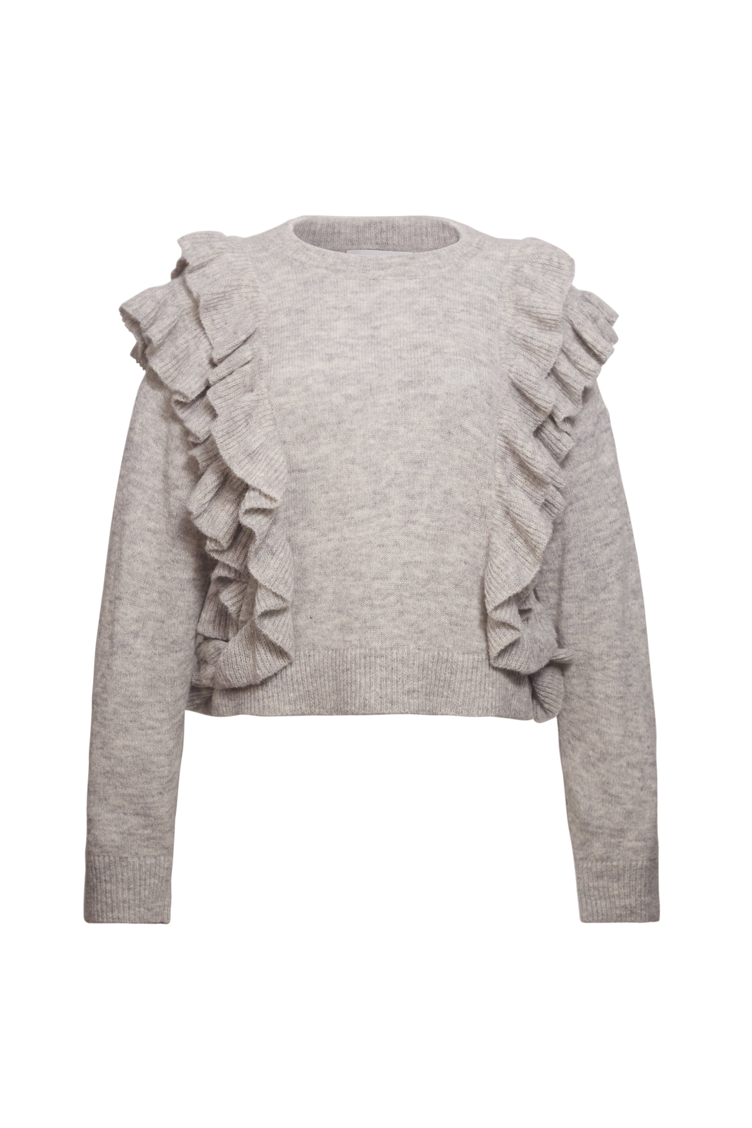 ELINA SWEATER | PALE GREY MELANGE