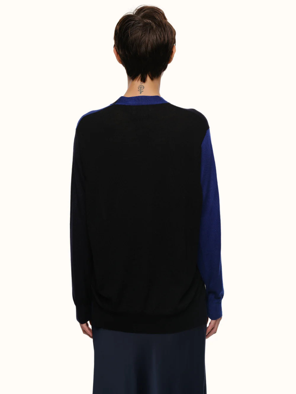 Adrian Color Blocked Cardigan