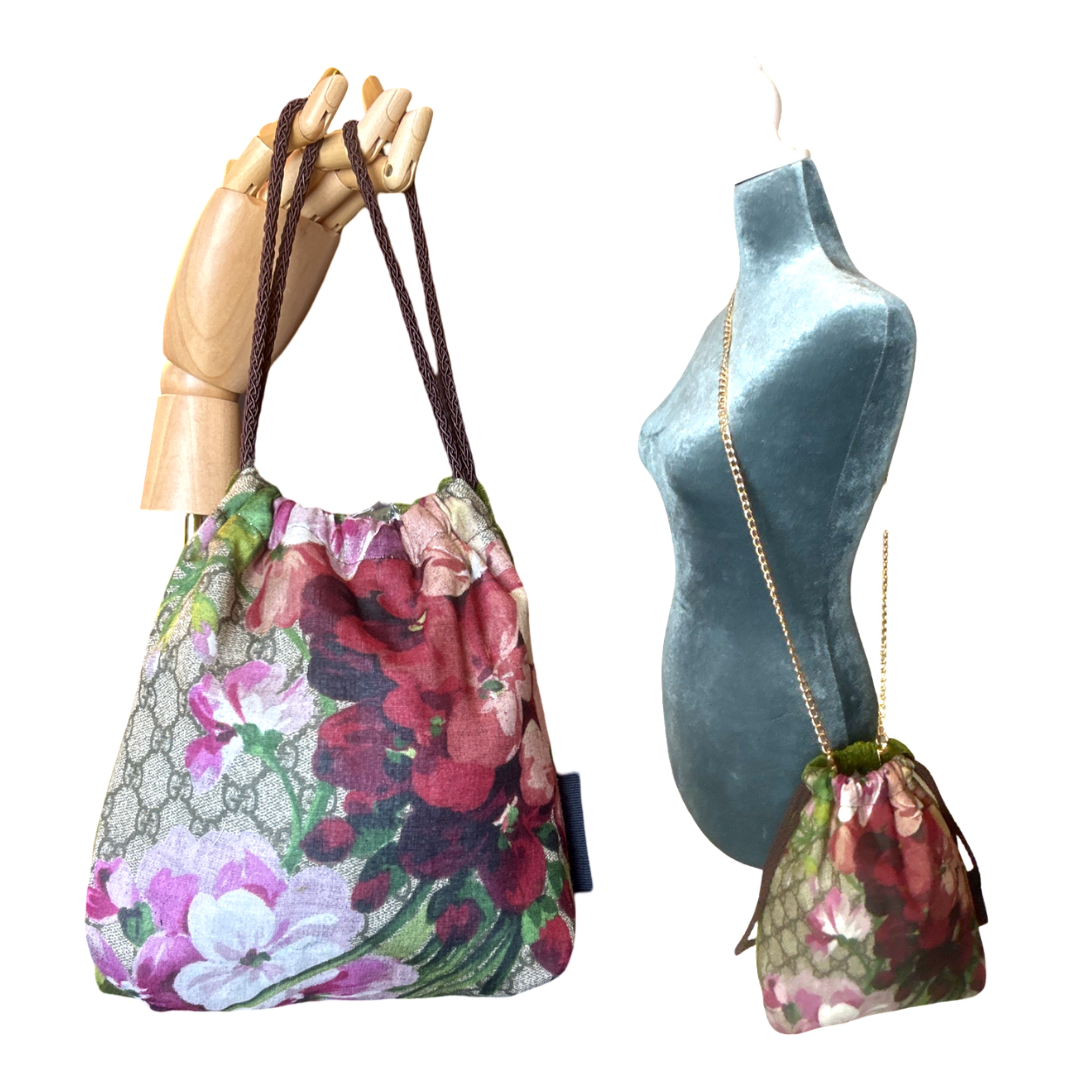 Gucci GG Blooms Pink Scarf | Gucci Crossbody Bag