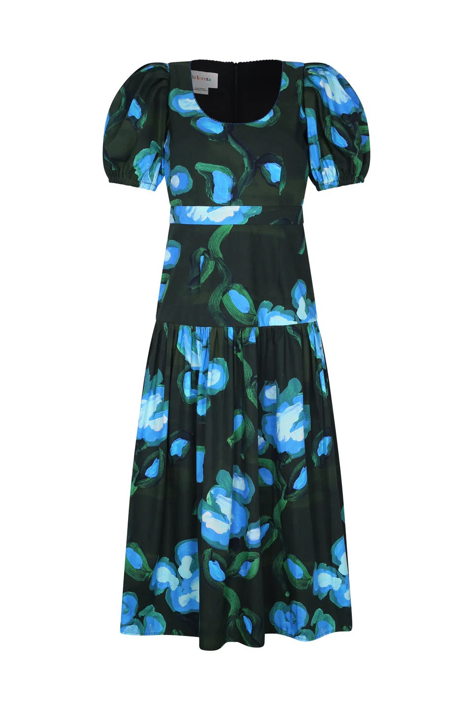 Sol Dress - Recuerdos Verde Print