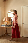 Larissa Skirt Red Rose