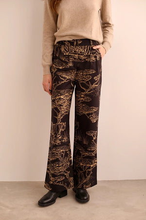 Wool Pant Safari Black