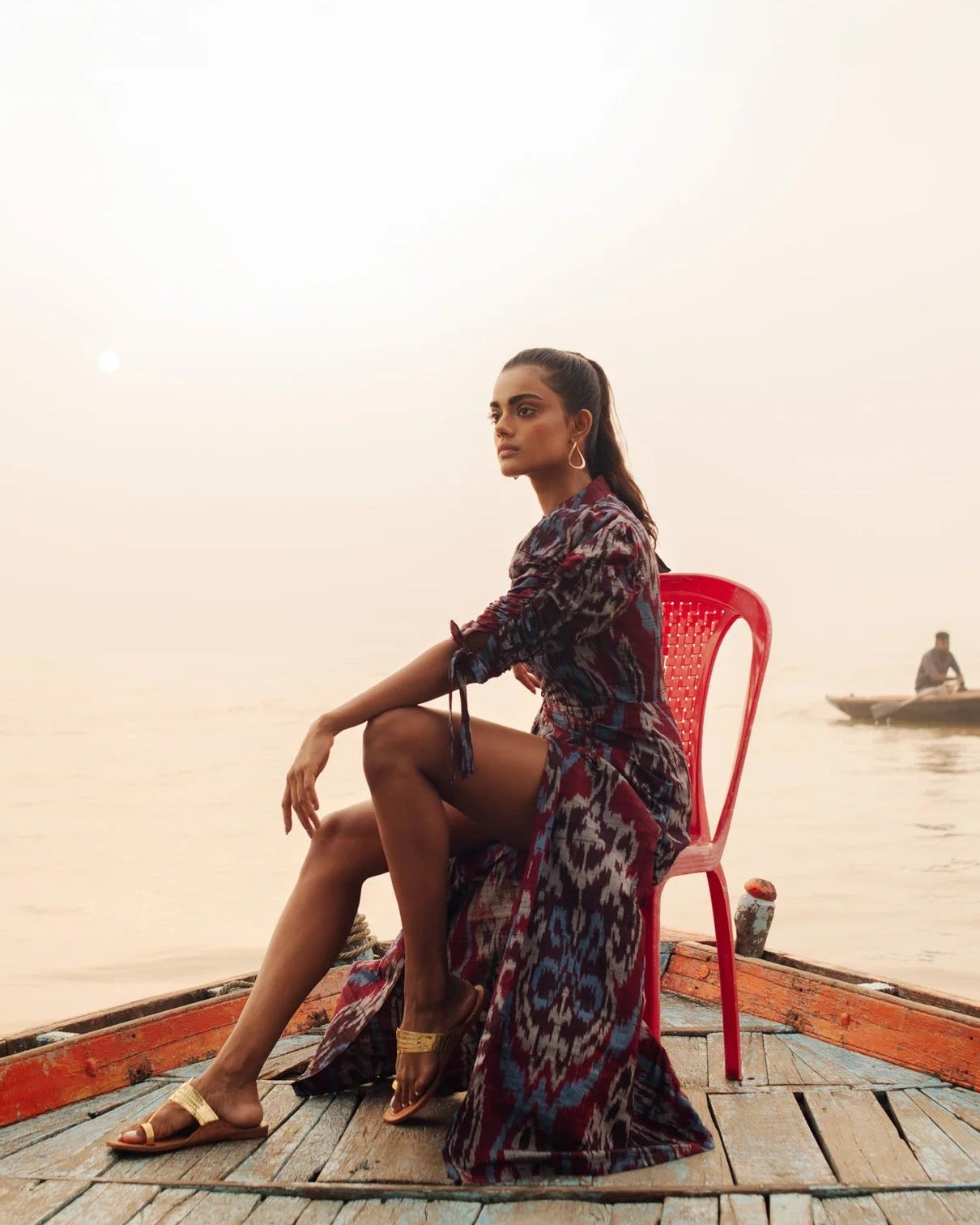 WINE CANDELA DRESS