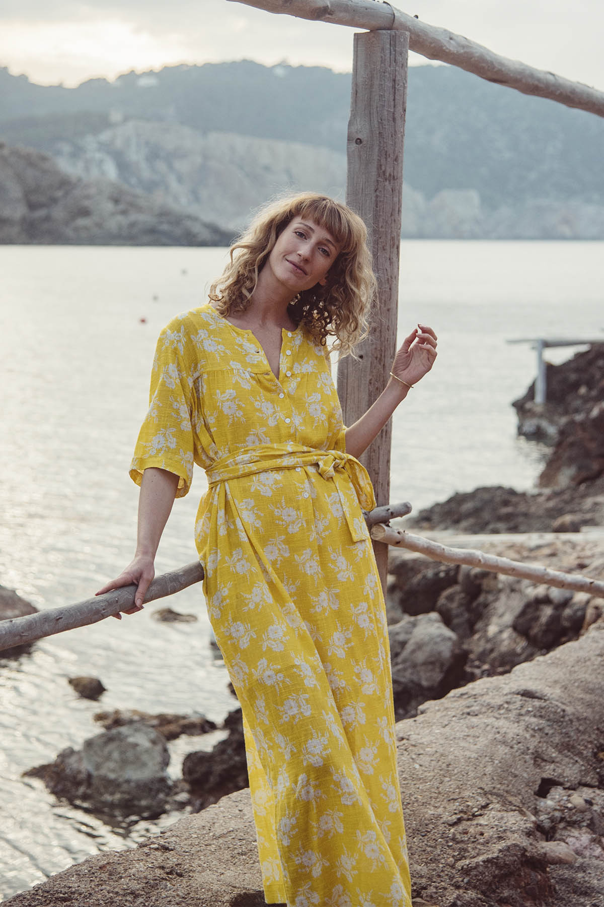 KARINE ANKLE LENGTH DRESS