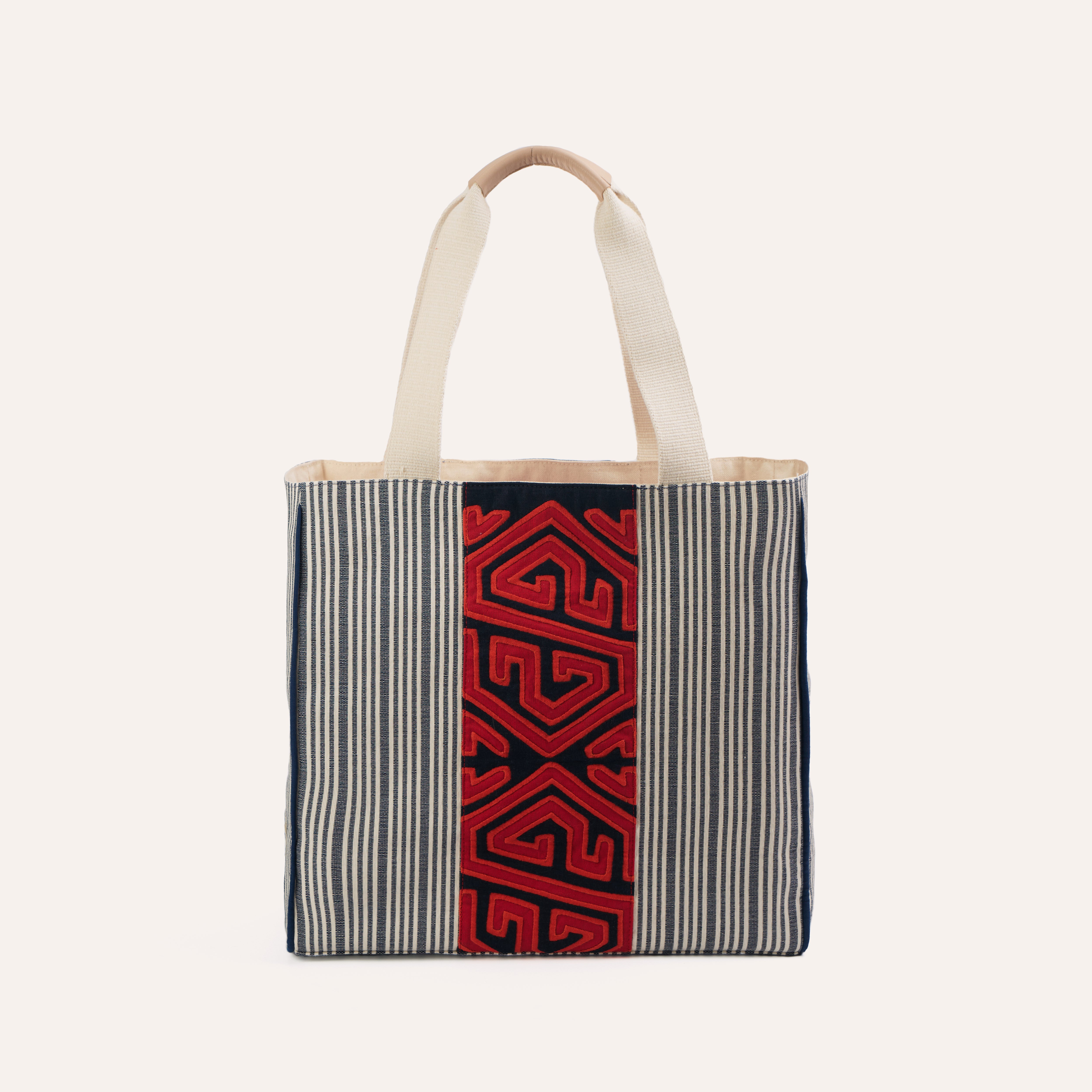 Kuna Tote - Blue/Red
