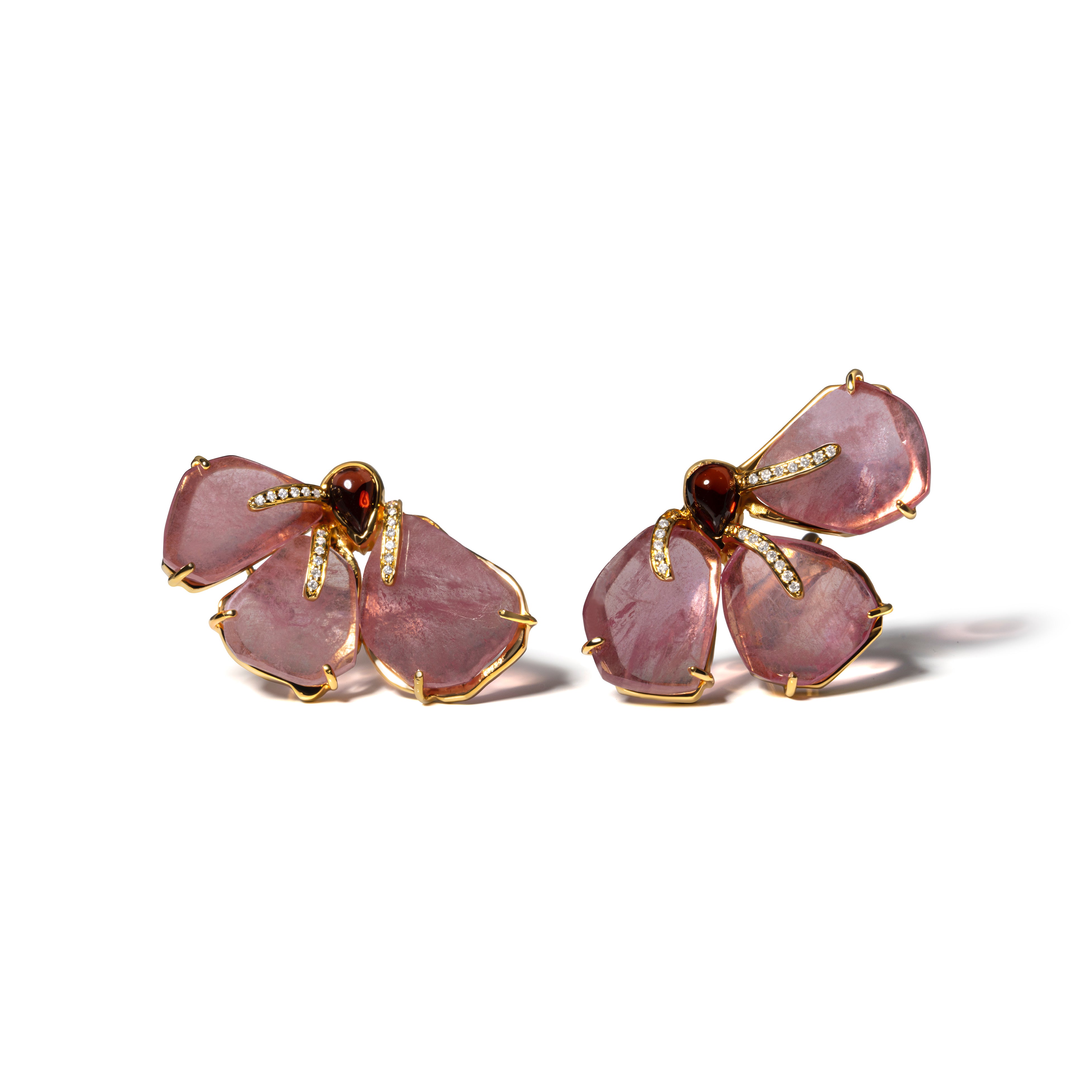 M FLOWERS WITH SAPPHIRES