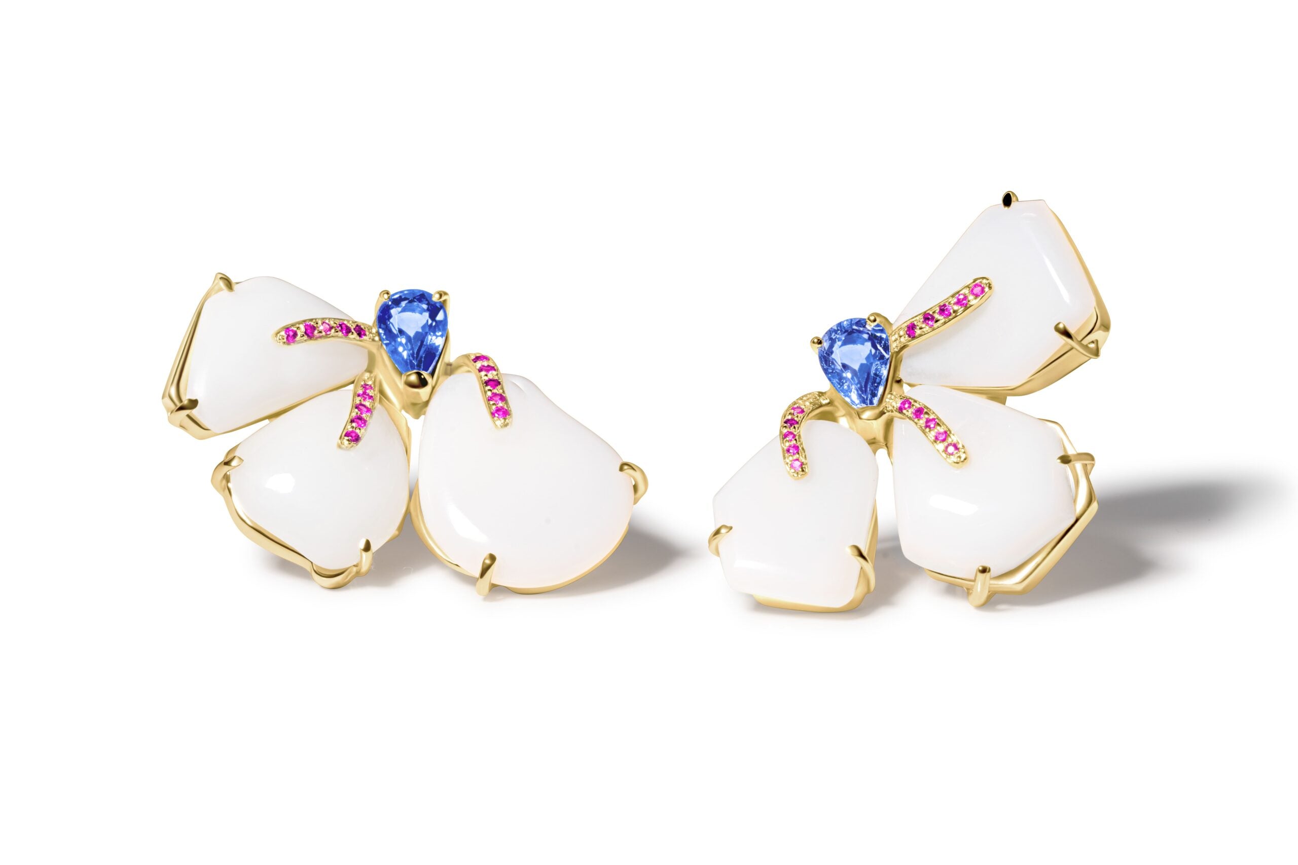 M FLOWERS WITH WHITE OPAL