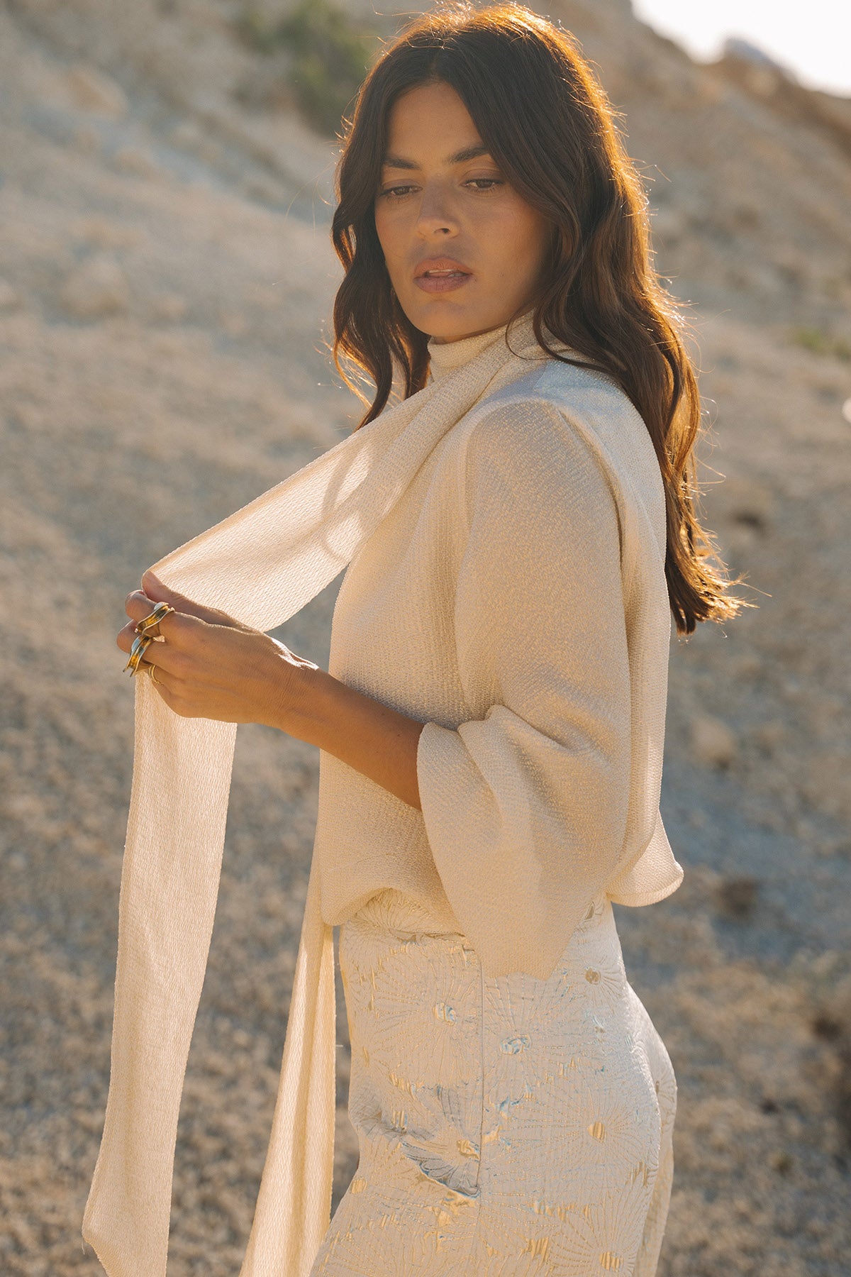 MATHILDA BLOUSE I GOLD