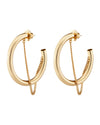 Miley Hoops Gold