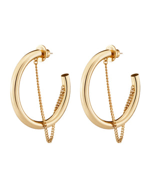 Miley Hoops Gold