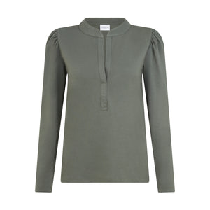 Pammy Long-Sleeve Top – Army