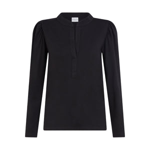 Pammy Long-Sleeve Top – Black