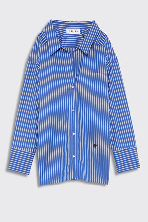 Petra Shirt - Indigo Blue/White Stripe