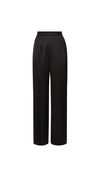 Pull on pant in Satin- Black