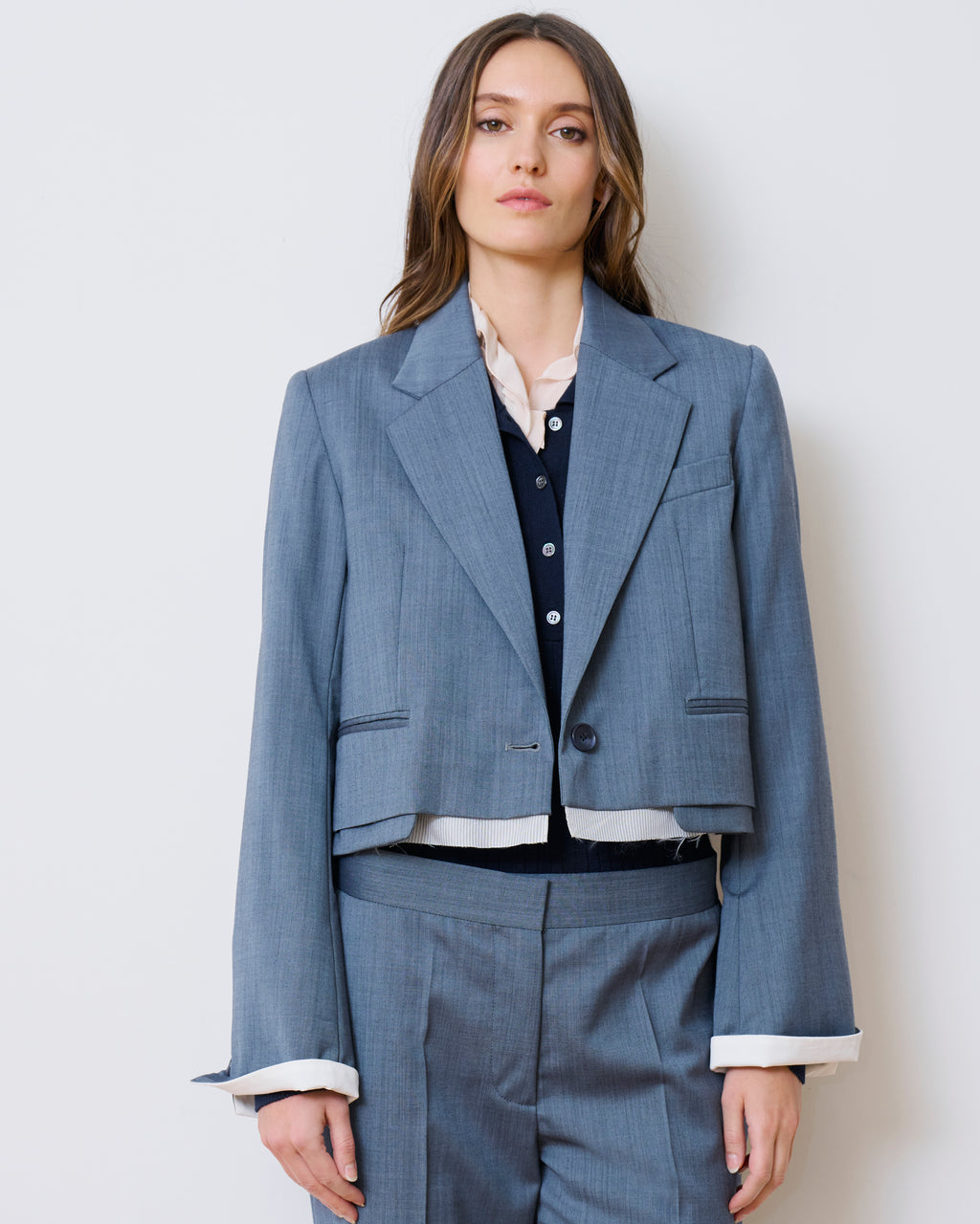 The Cocktail Blazer-Gray