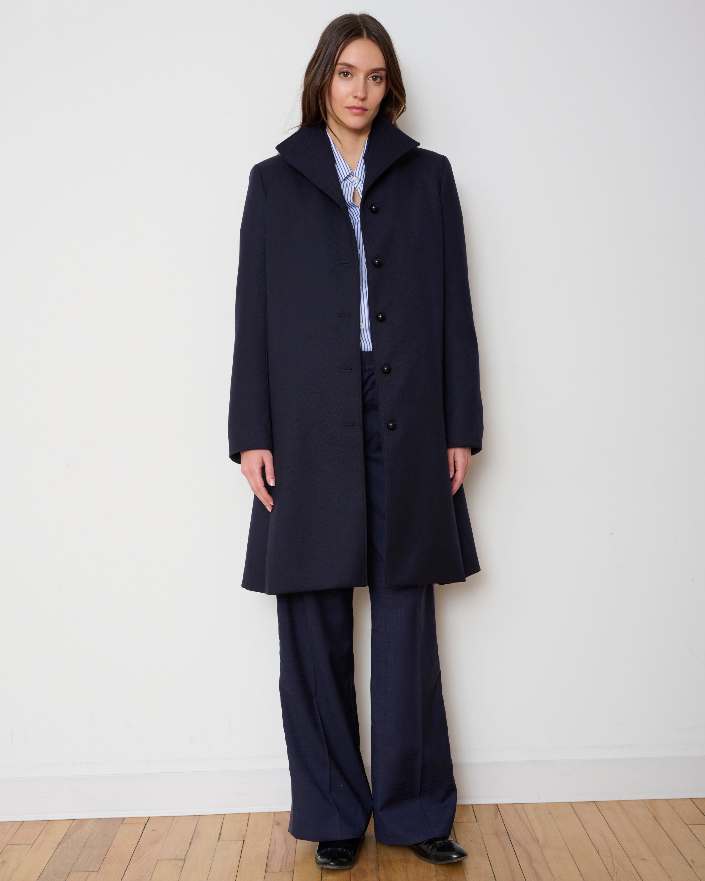 Gatsby Coat - Navy
